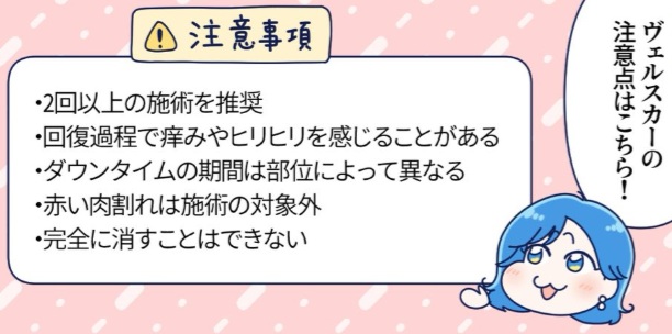 ヴェルスカーの注意事項