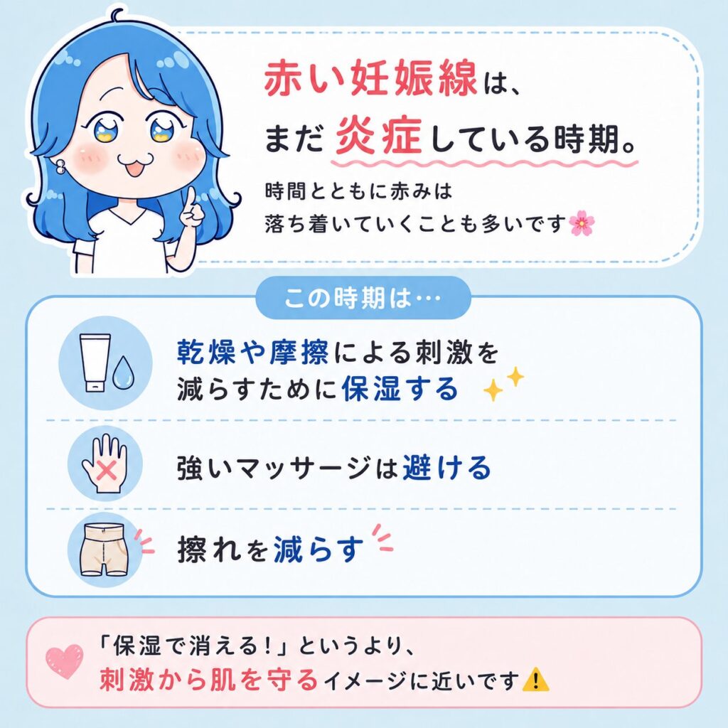 赤い妊娠線