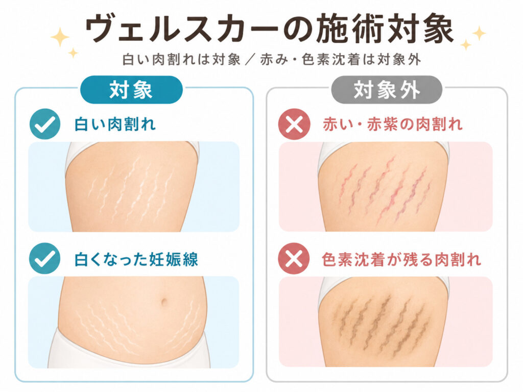 ヴェルスカーの施術対象